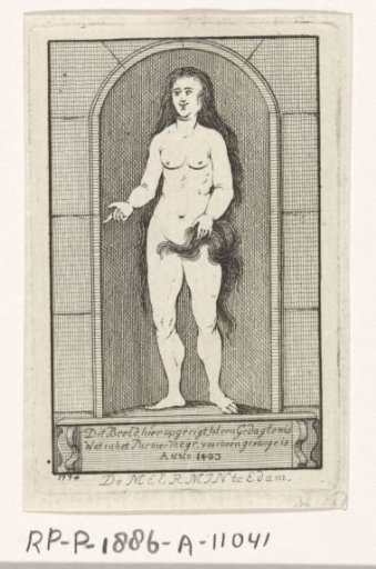 Niche with the statue of a mermaid