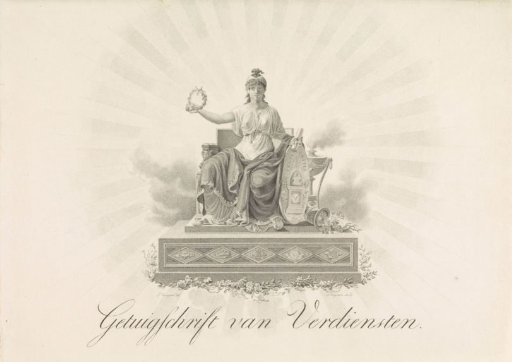 Certificate of Felix Meritis