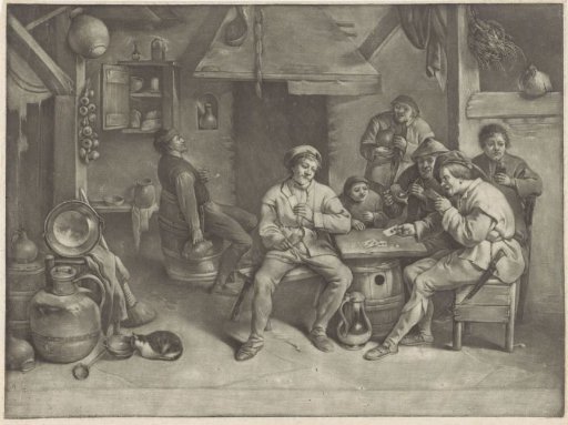Card players in a tavern