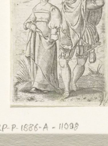 Dancing Couple, holding hands
