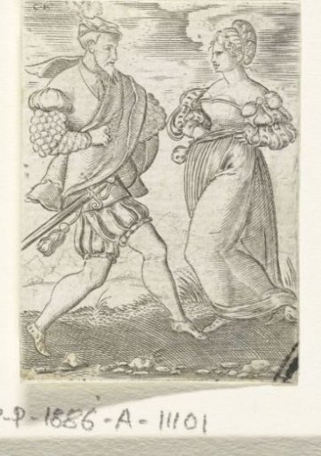 Dancing Couple, the woman with her hands on her hips
