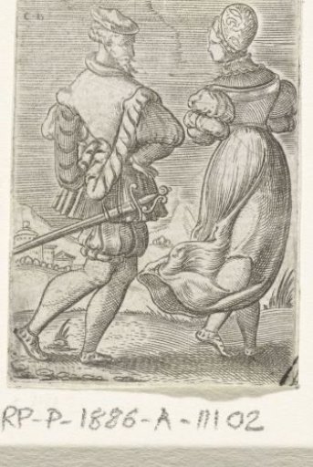 Dancing Couple, seen from behind