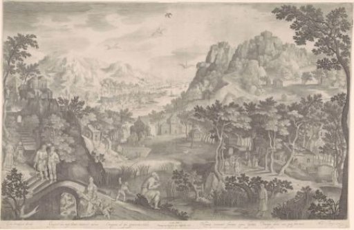 Hosea and the Adulterous Woman in a Landscape