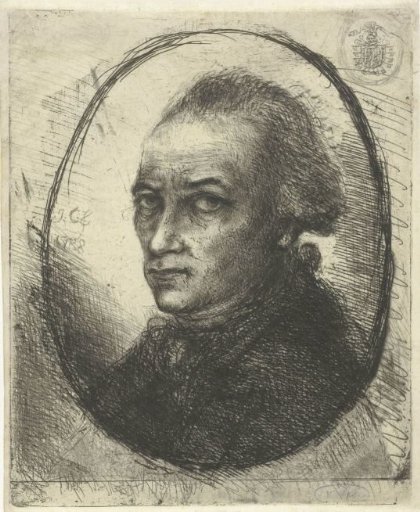 Self-portrait of Jan Chalon