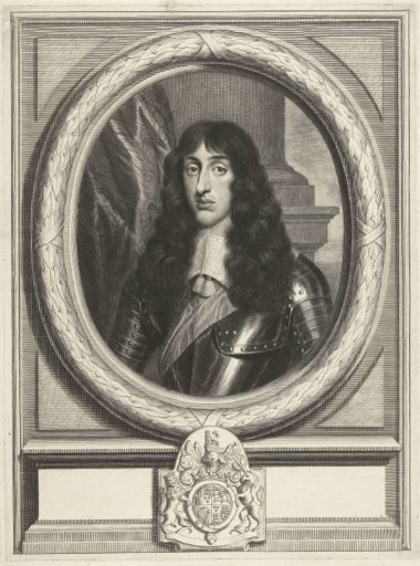 Portrait of Henry Stuart in an oval frame