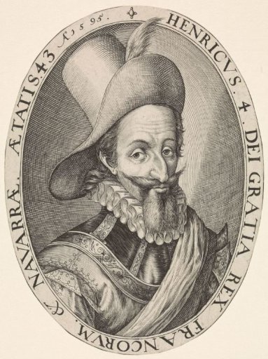 Portrait of King Henry IV of France