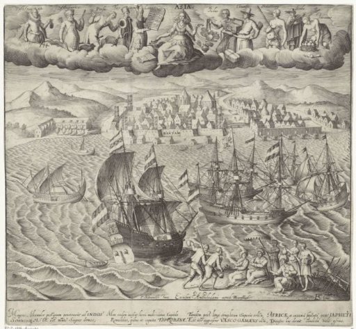 View of the city of Bantam