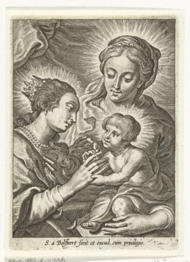 The Virgin Mary with Child and Saint Catherine of Alexandria