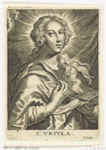 Saint Ursula with two arrows