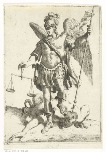 Archangel Michael and the dragon