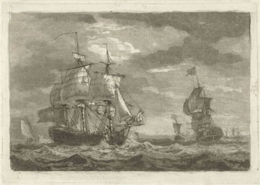 Three-Masters on Rough Water