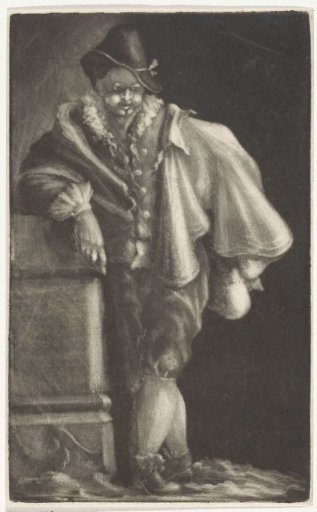 Man Leaning on a Wall