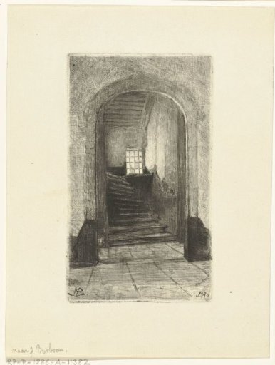 View of the Staircase in the Prinsenhof at Delft