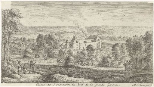 Landscape with a draftsman
