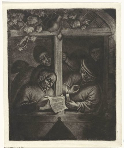 Reader in a window