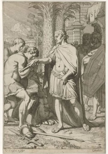 The Commander Grants Mercy to Defeated Soldiers