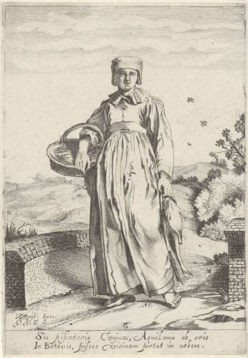 Girl from a fishing village on the North Sea coast
