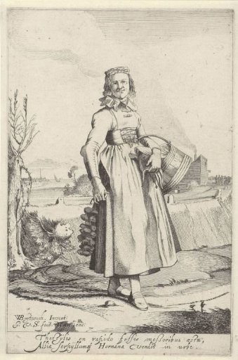 Girl from Hoorn, seen from the front