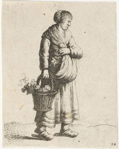 Woman with basket