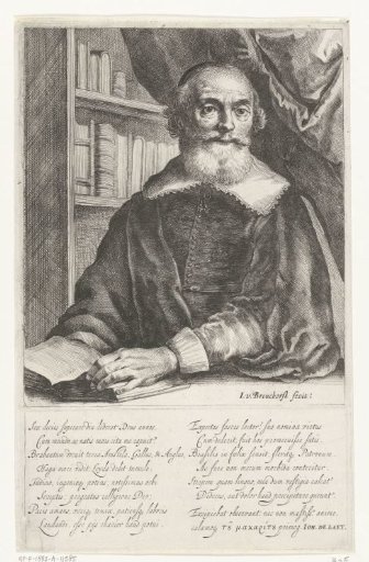 Portrait of Johannes de Laet at the age of sixty