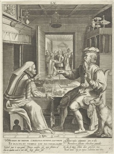 Sixth stage of life of sixty years with a man counting his money with his wife