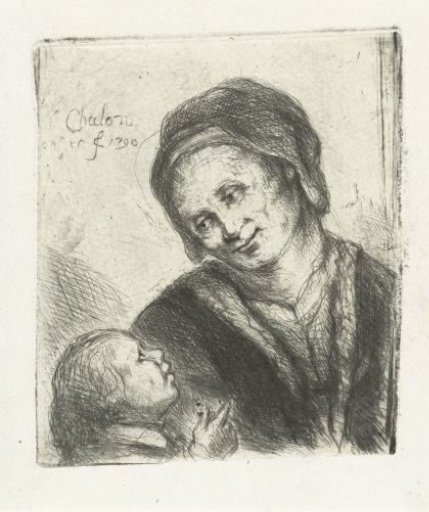 Woman with child
