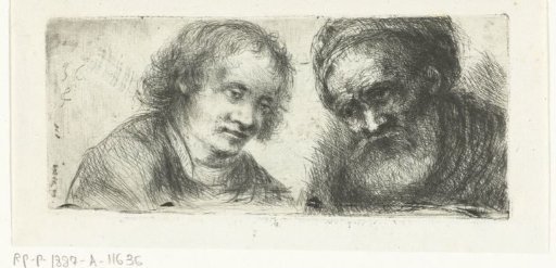 Young and old man
