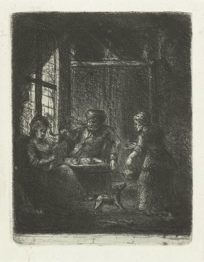 Living room with couple