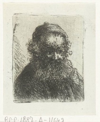 Old man with a beard and cap