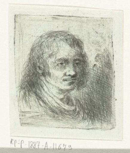 Man with shoulder-length hair