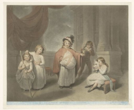 Children Playing a Comedy
