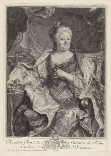 Portrait of Elisabeth Charlotte of the Palatinate, Duchess of Orleans