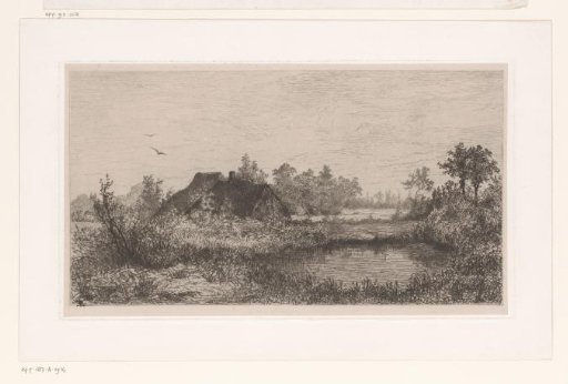 Farmhouse by a Pond