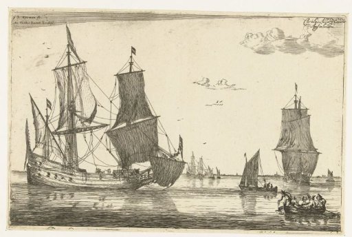 Inland water with a fluyt