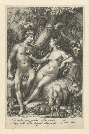 The Fall of Man with a Female Serpent