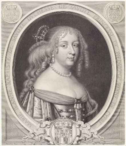 Portrait of Maria Johanna Baptiste, Duchess of Savoy