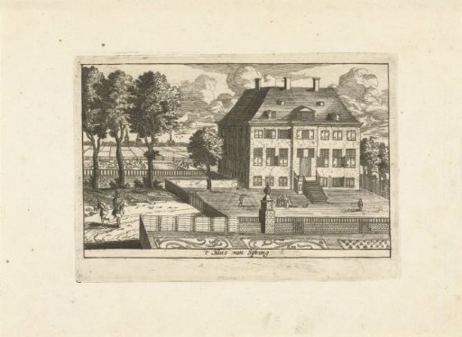 Country House with Falconer