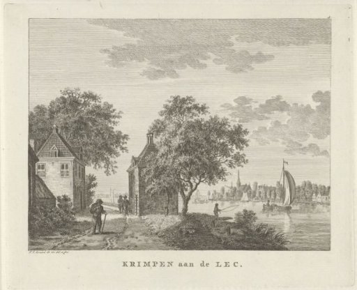 View of the Village of Krimpen aan de Lek