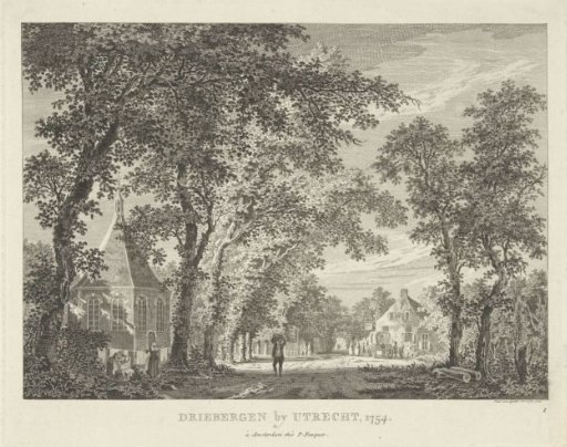 Village view at Driebergen, 1754