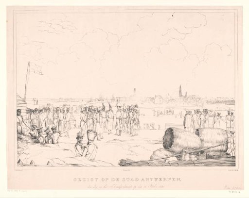 View of Antwerp from the Citadel