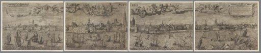 Antwerp seen from the Scheldt