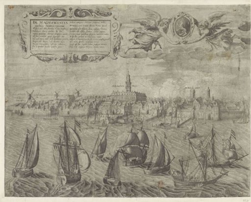 Antwerp Seen from the Scheldt, Left Sheet