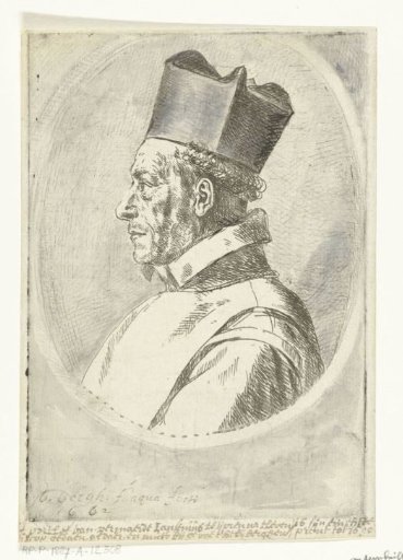 Portrait of Cornelius Jansenius, bishop of Ypres