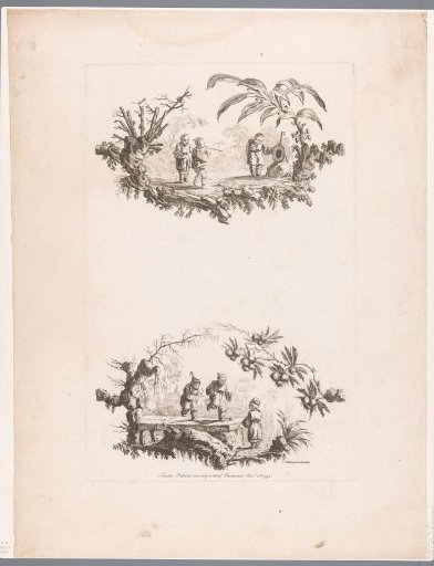 Children with a blowpipe and children hopping