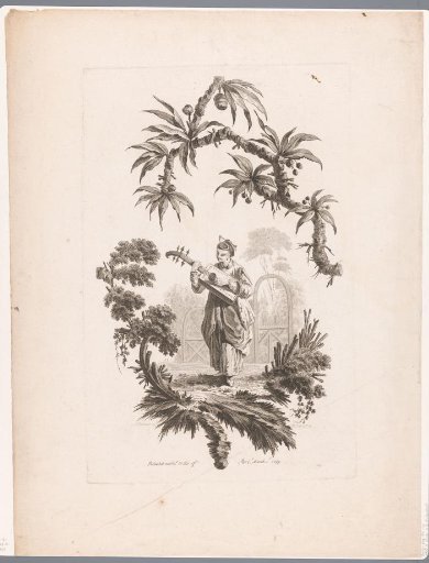 Woman playing music