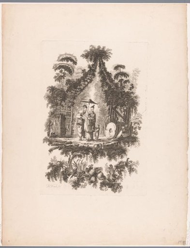 Family in a landscape