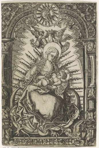 Mary with the Christ Child on the Crescent Moon