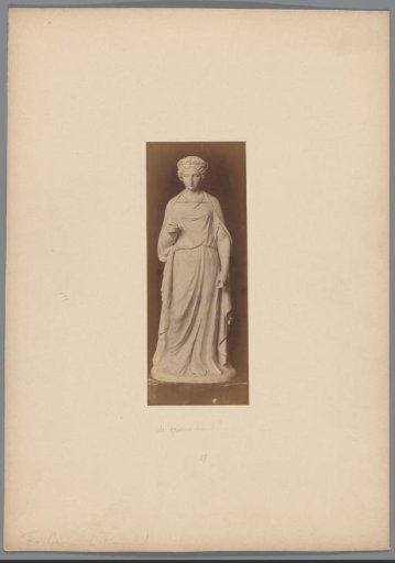 Photographic reproduction of the sculpture The Art of Engraving by Franciscus van Camp