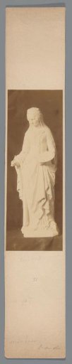 Photographic reproduction of the sculpture The Art of Painting by Frans Karel van de Laar