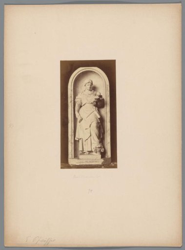 Photographic reproduction of the sculpture The Art of Sculpture by Ernst Pfeifer